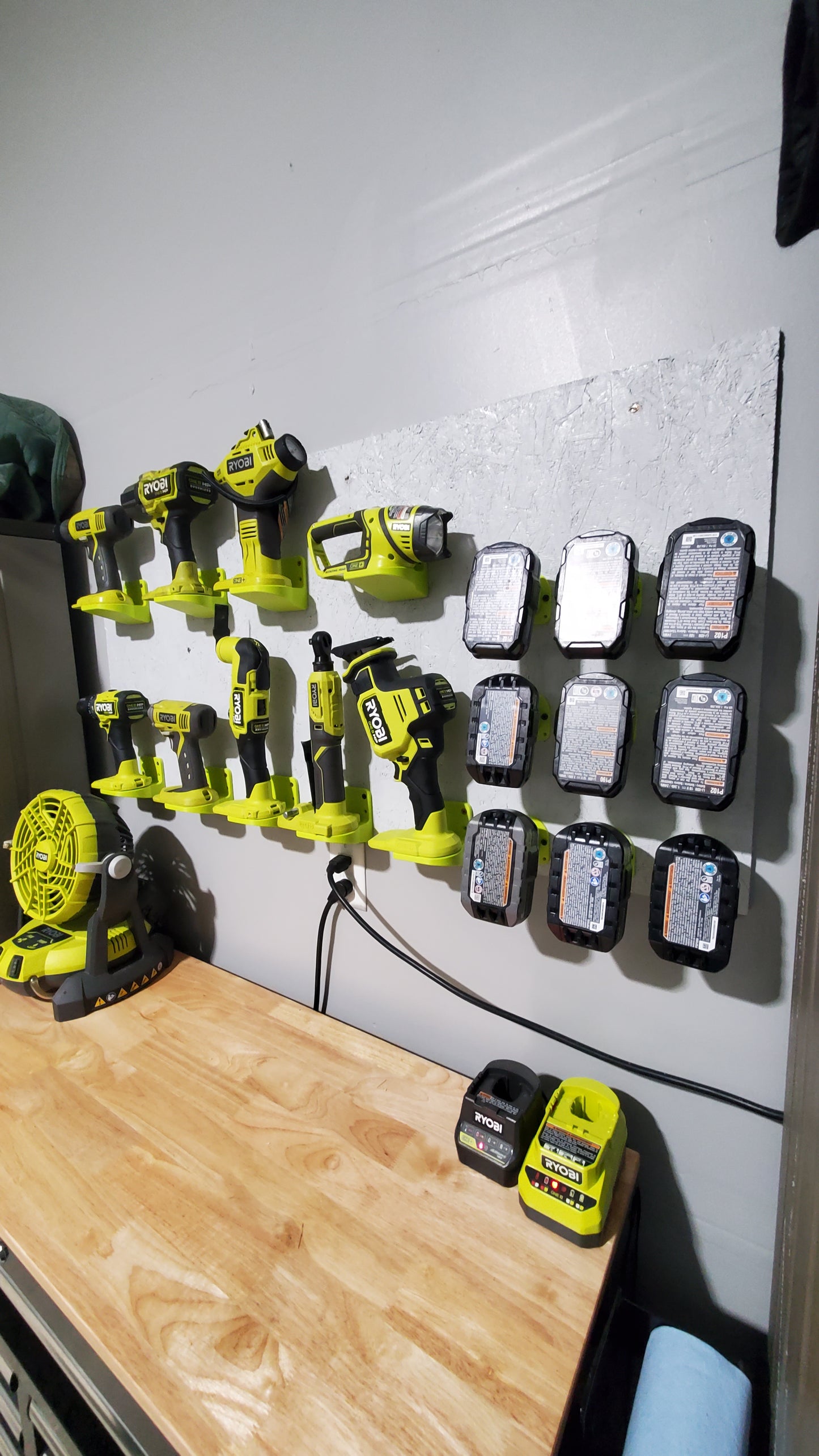 ToolDock Ryobi Compatible Battery Holder